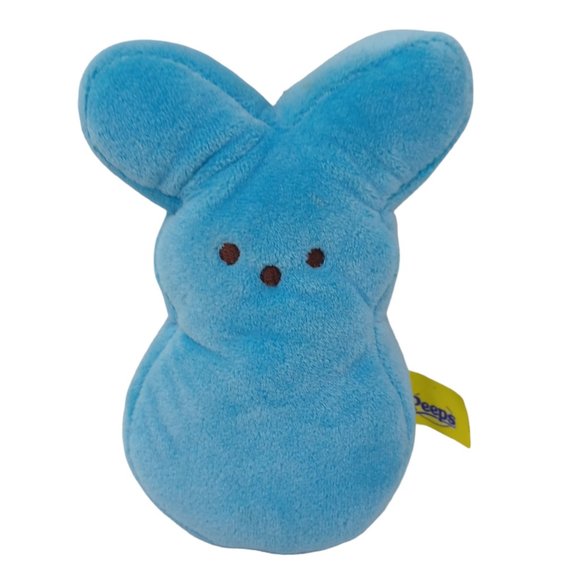 Commonwealth Toys Peeps Bunny‎ Rabbit Blue Stuffed Animal Plush Toy 6" - Picture 1 of 5